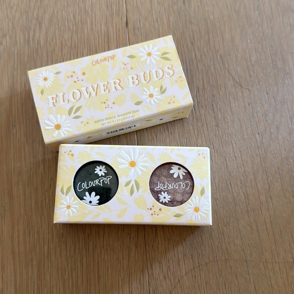 Colourpop super shock shadow duo Flowerbuds NIB